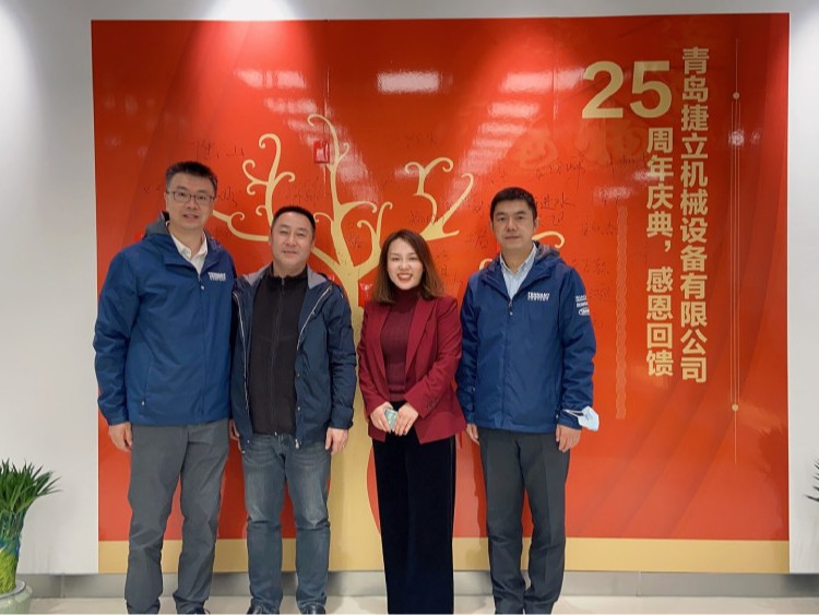 坦能集團中國區(qū)總經(jīng)理走訪青島捷立機械：共謀發(fā)展，共創(chuàng)輝煌